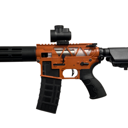 „Orange M4“ GBG Custom – Gel Blaster (Metall)