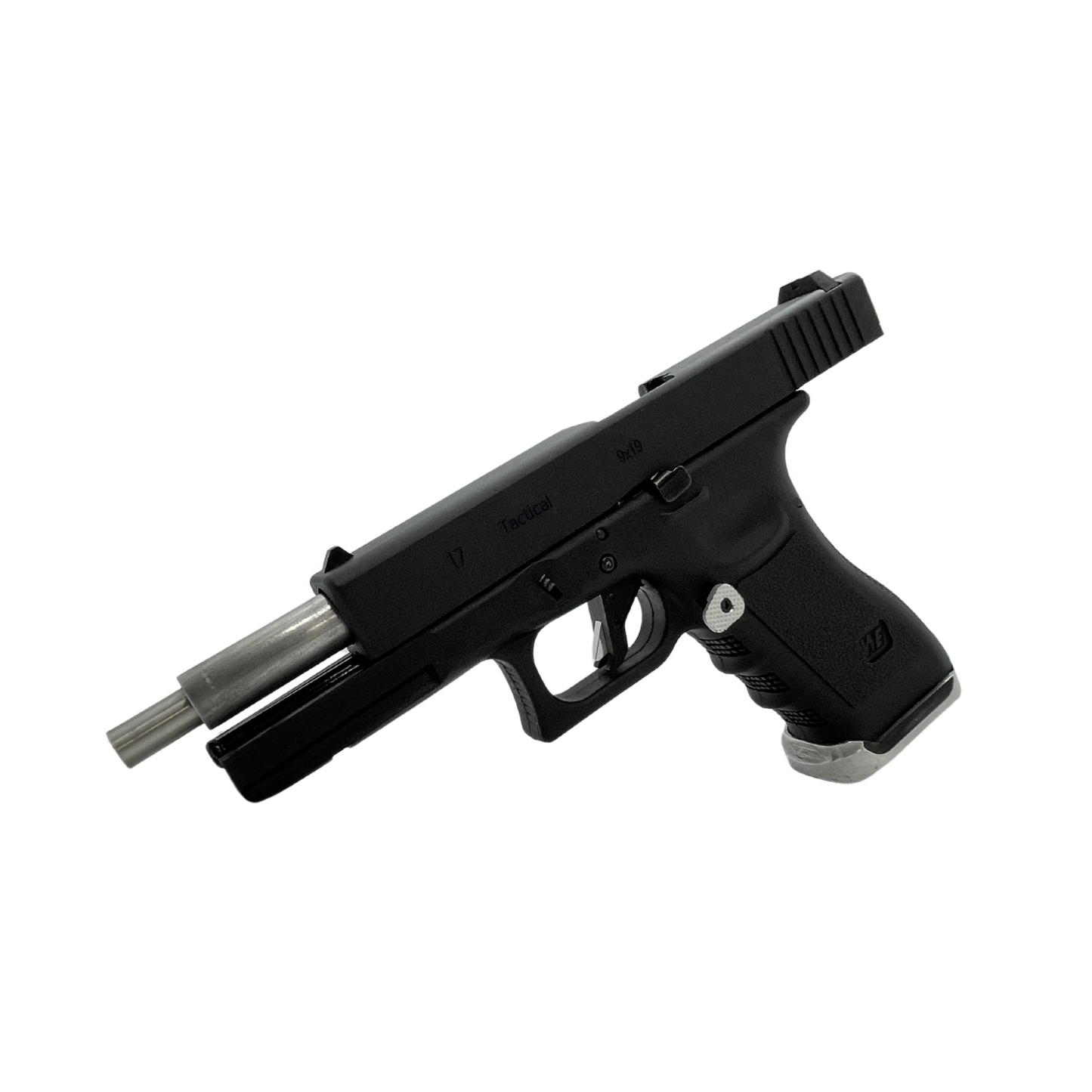 Kundenspezifische „Silverback“ WE-Tech G17 Metall-Gas-Blowback-Pistole – Gel-Blaster