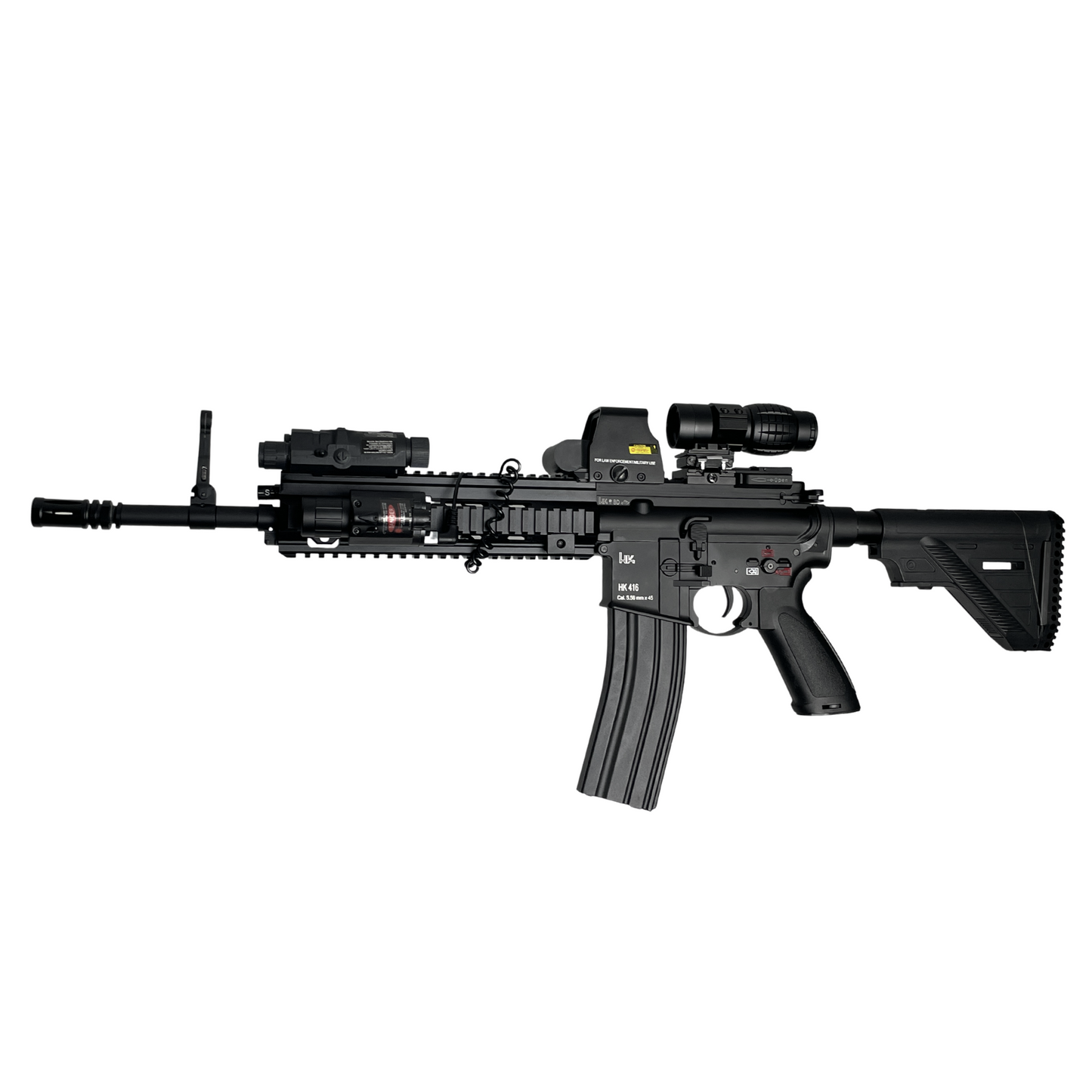 „HK416D Overwatch“ Comp GBG Custom – Gel Blaster (Metall)