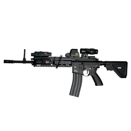 „HK416D Overwatch“ Comp GBG Custom – Gel Blaster (Metall)