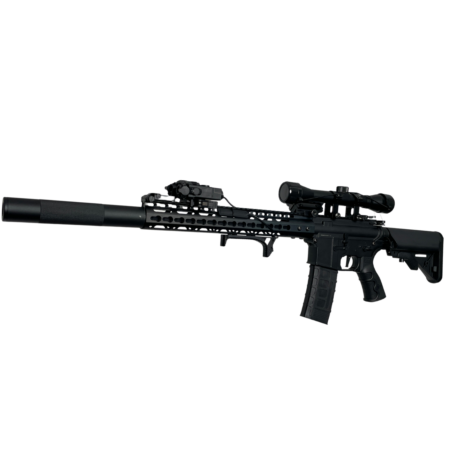 Kundenspezifischer „DMR Dino“ M4 (Metall) Gel Blaster