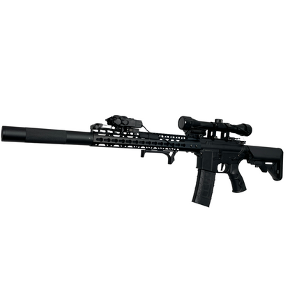 Kundenspezifischer „DMR Dino“ M4 (Metall) Gel Blaster