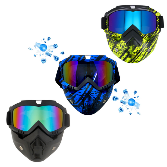 Farbige Gel-Pro-Gesichtsmaske