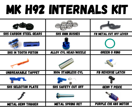 MK H92 Komplettes internes Kit (Silber-Verkabelungsset im Lieferumfang enthalten)