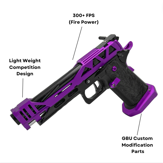 „Fumes“ 5.1 Competition Custom Hi-Capa – Gel Blaster (Metall)