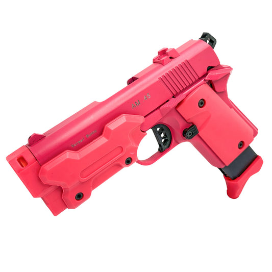 Double Bell Exclusive AM.45 Vorpal Bunny 1911 Grüne Gaspistole – Pink