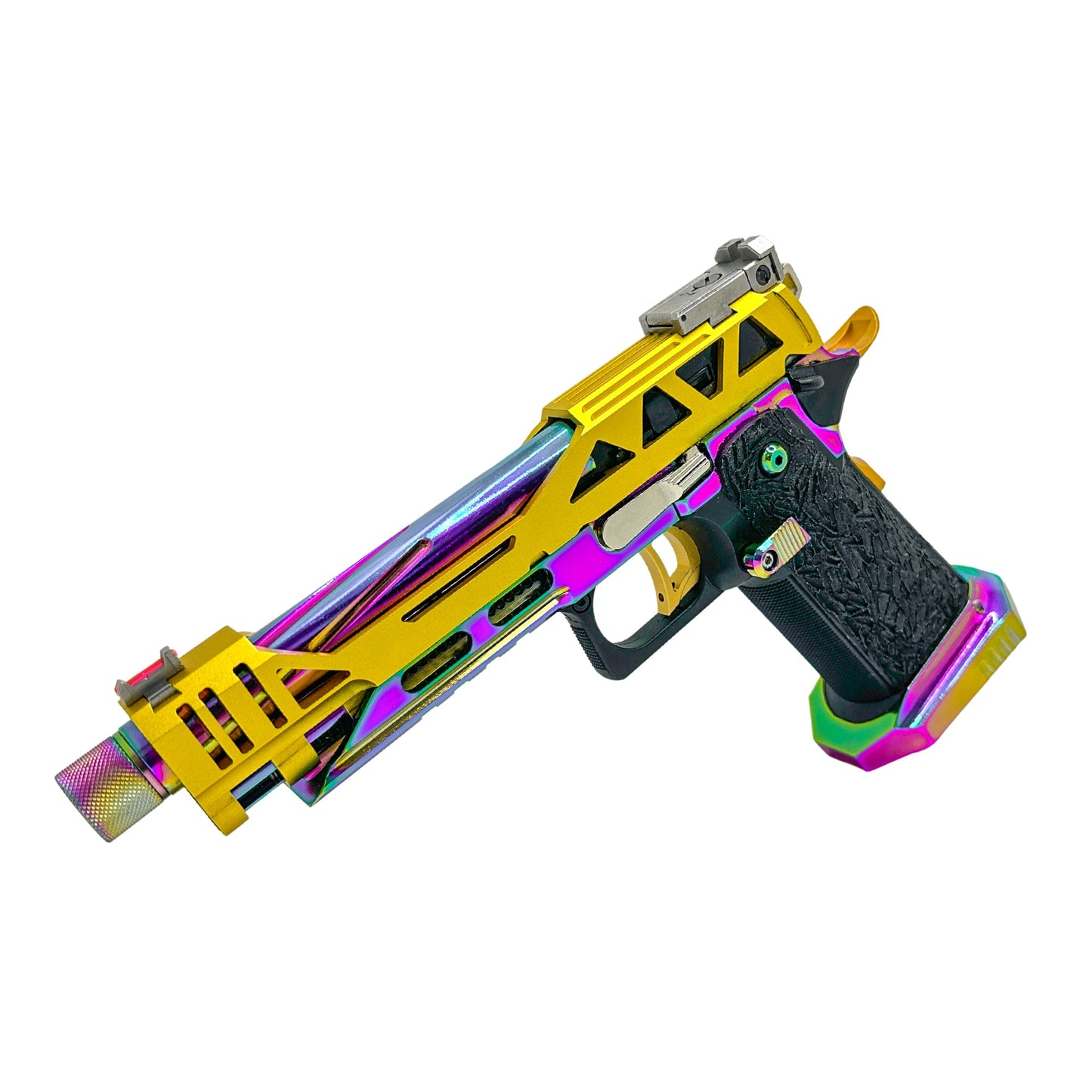 „Trippy Gold“ Competition Custom 5.1 Hi-Capa – Gel Blaster (Metall)