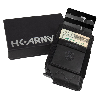 HK Army Switch-Geldbörse – Monogramm – Schwarz