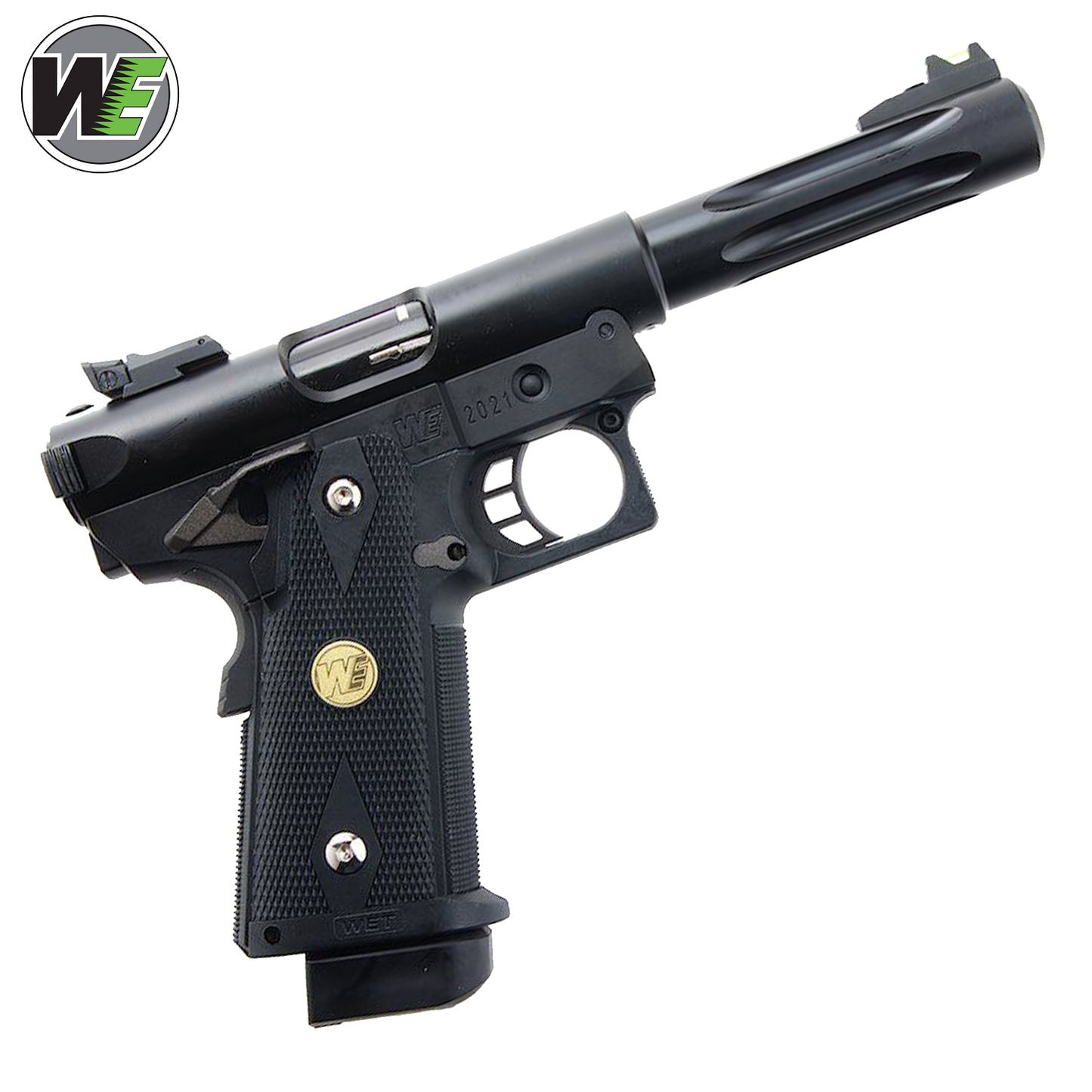 WE GBB Galaxy Hi-Capa Series Premium S Slide K GBB Pistole – Schwarz