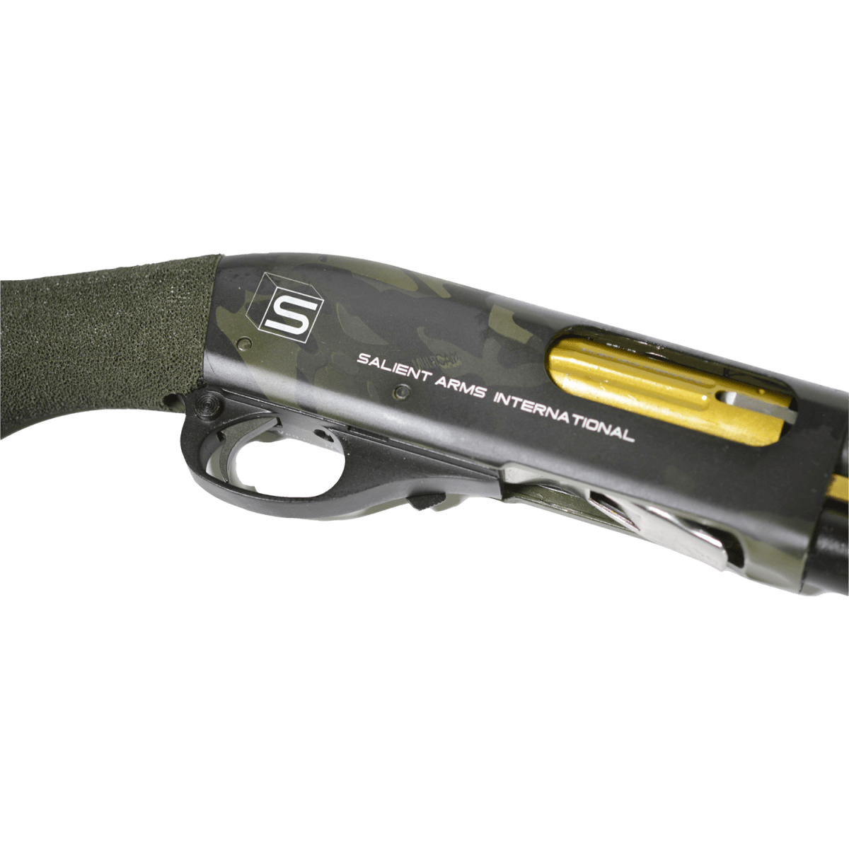 APS Salient Arms MKIII Shotgun Gelsoft Blaster – Schwarz Multicam