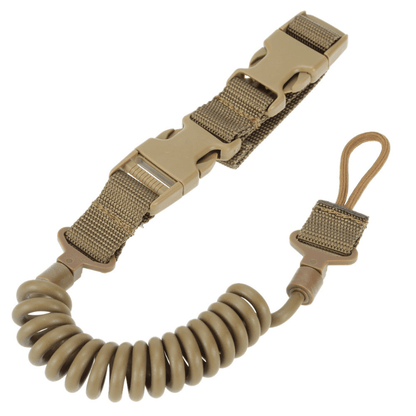 Battle Sling for Pistol with Elasticity Lanyard Spring - Tactical Edge Hobbies