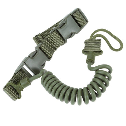 Battle Sling for Pistol with Elasticity Lanyard Spring - Tactical Edge Hobbies