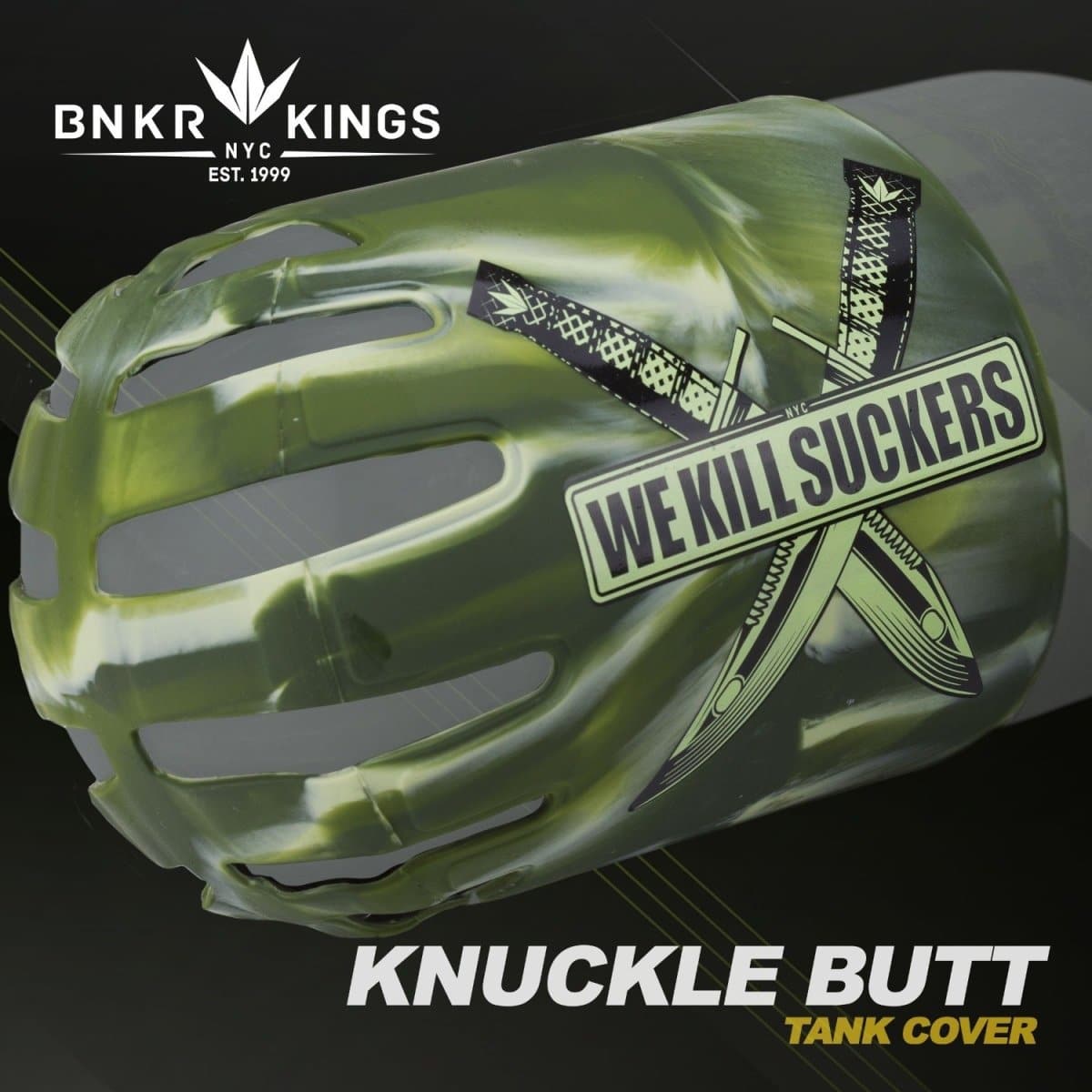 Bunker Kings - Knuckle Butt Tank Cover - WKS Knife - Camo