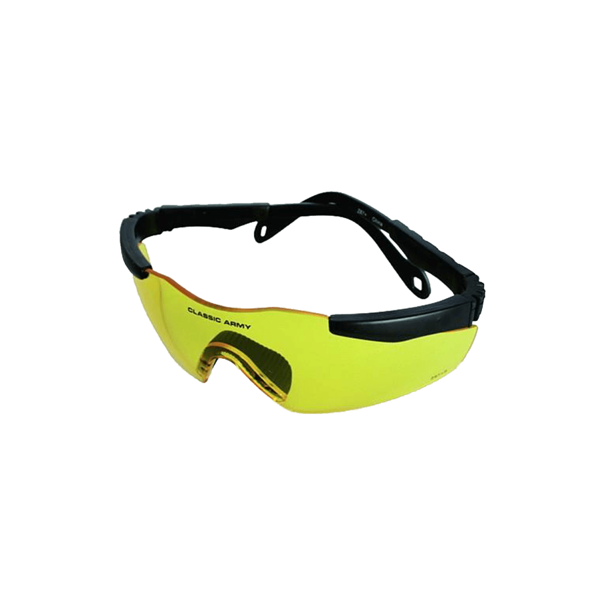 Klassische Armee-Schutzbrille – gelber Farbton