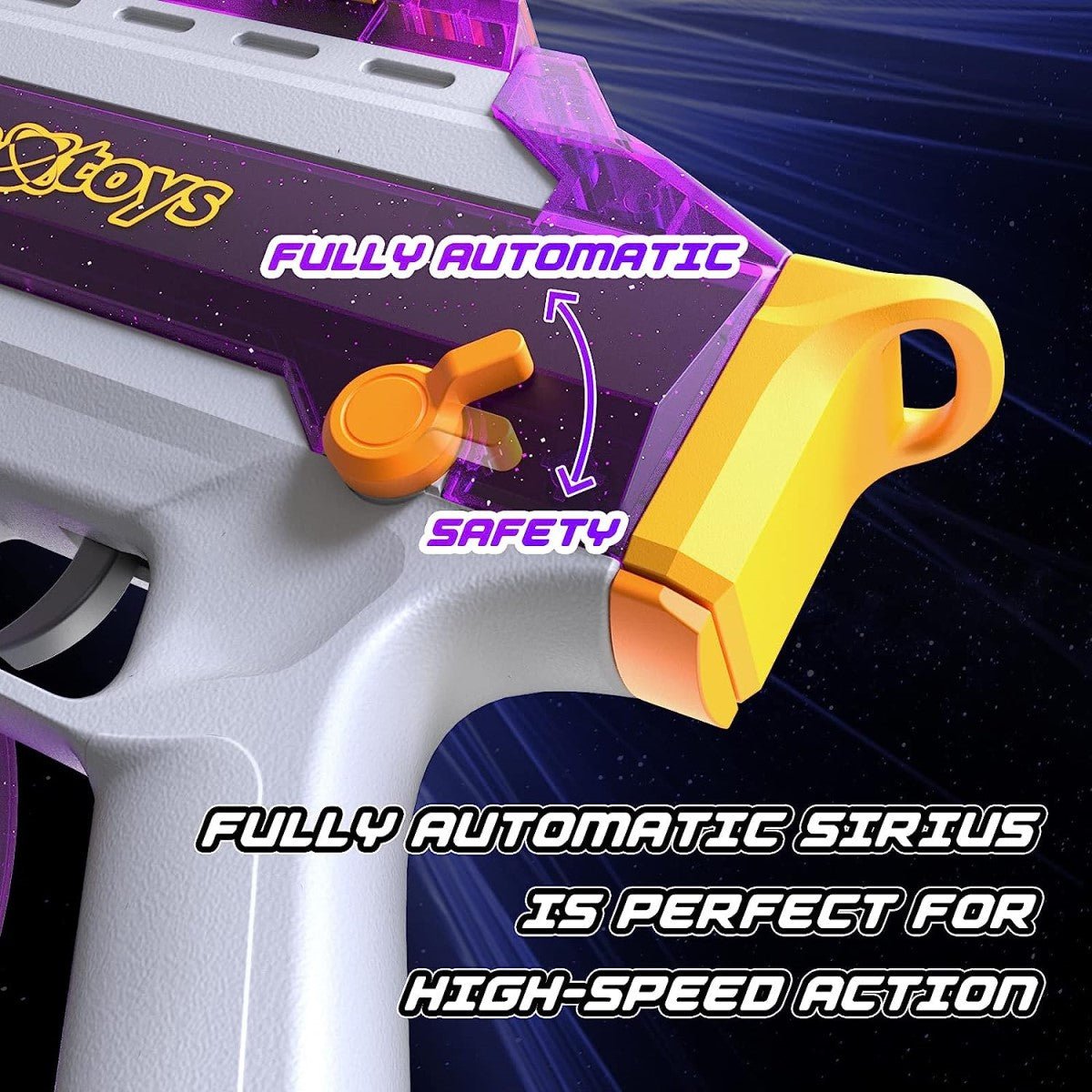 CosmoX Sirius Sci-Fi Gel Blaster – Azurit und Limette