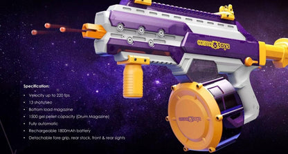 CosmoX Sirius Sci-Fi Gel Blaster – Azurit und Limette