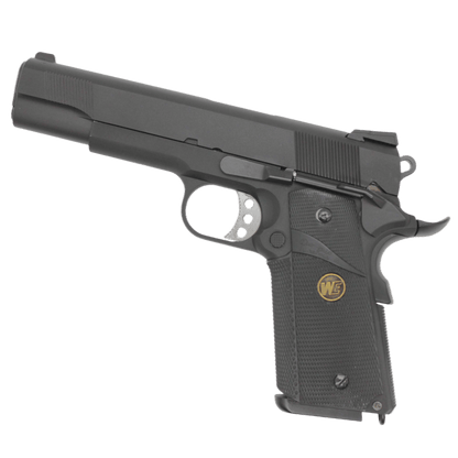 „CQB Master“ WE Tech 1911 MEU Gelsoft Gas Blowback Pistole – schwarze Version