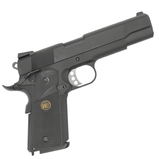 „CQB Master“ WE Tech 1911 MEU Gelsoft Gas Blowback Pistole – schwarze Version