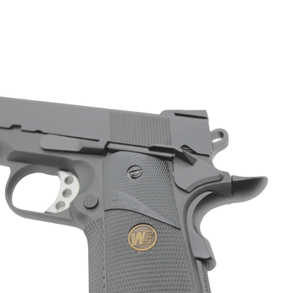 „CQB Master“ WE Tech 1911 MEU Gelsoft Gas Blowback Pistole – schwarze Version