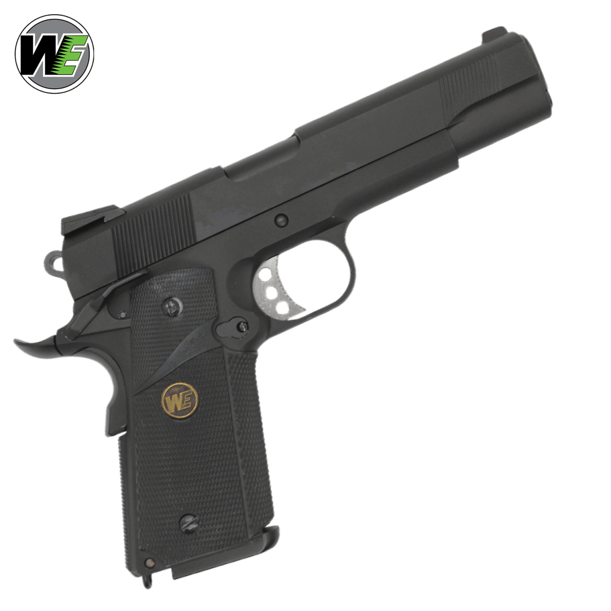 „CQB Master“ WE Tech 1911 MEU Gelsoft Gas Blowback Pistole – schwarze Version