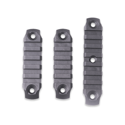 DYTAC Keymod Polymerschiene – Schwarz (2 x 5 Steckplätze – 1 x 7 Steckplätze)