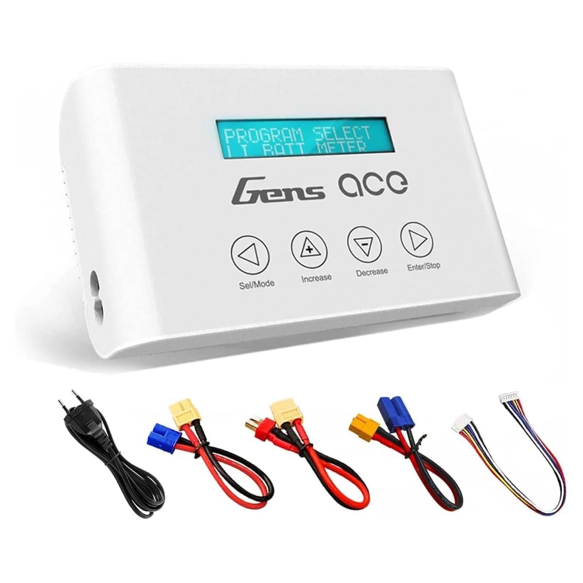 Gens ace 5A Balance-Ladegerät für NIMH/Lipo-Akku, Ladegerät mit XT60-Anschluss für RC-Akku (100 W)