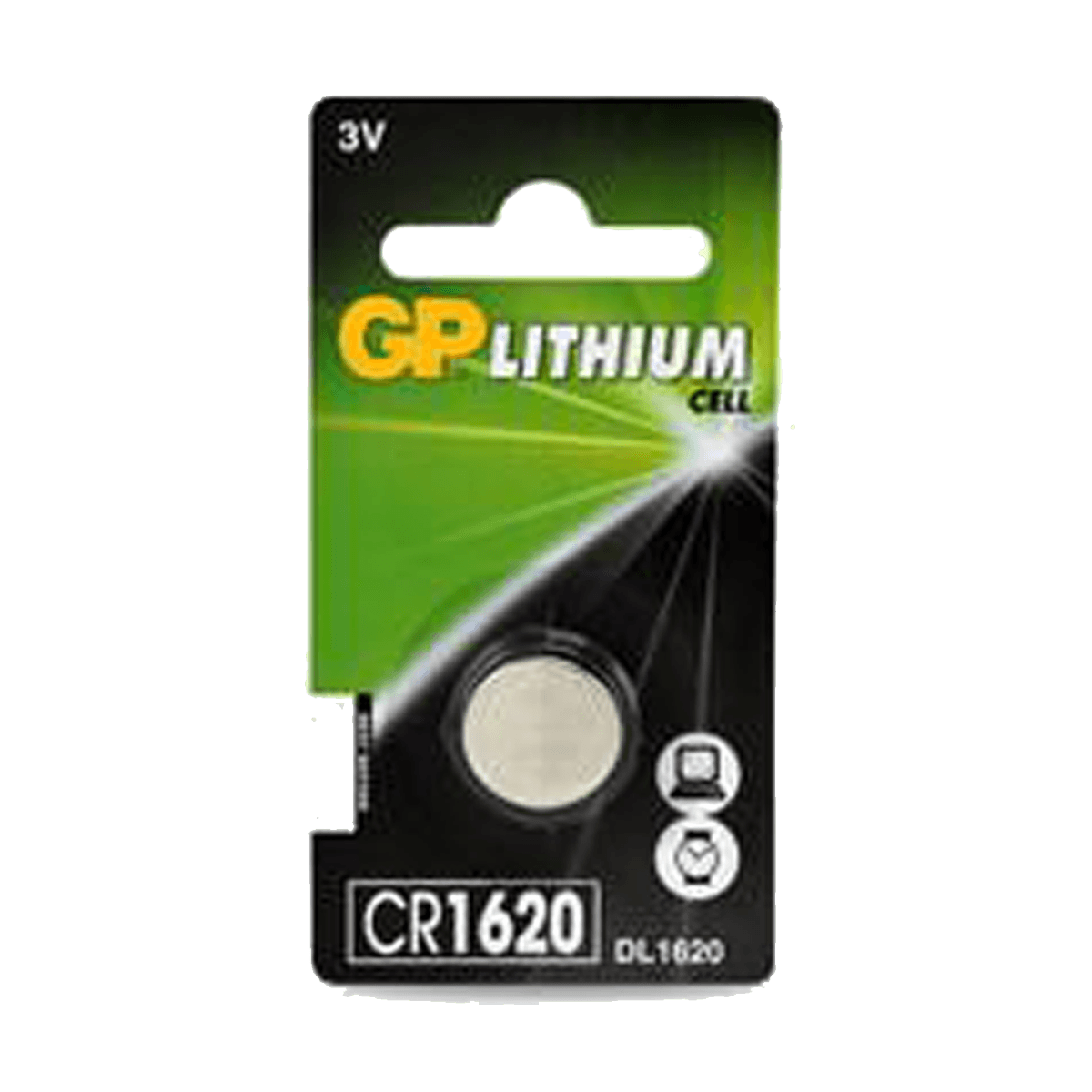 GP Lithiumzelle 3 V CR1620 (DL1620) Batterie
