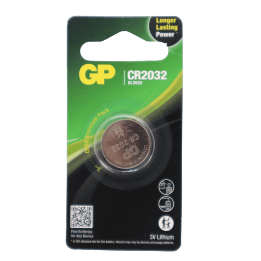 GP Lithiumzelle 3 V CR2032 (DL2032) Batterie