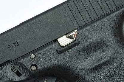 Guarder Extended Slide Stop für Marui G19 Gen3/4 & G17 Gen4 (Silber)