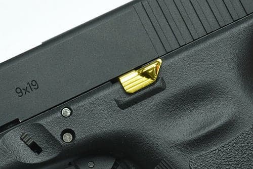 Guarder Marui G19 Gen3/4 & G17 Gen4 Stahl-Schiebezapfen (verlängert/Gold)
