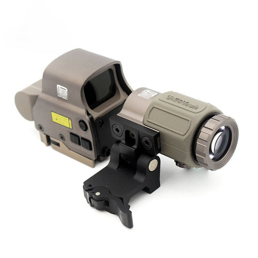 HHS Rot/Grünes holografisches Hybridvisier – EXPS mit G43-Lupe