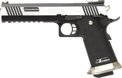 We Tech 6" Irex Hi-Capa Gas Blow Back Pistole – zweifarbig – keine Markierung