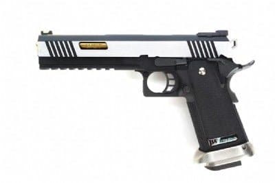 We Tech 6" Irex Hi-Capa Vollautomatische Gas-Blowback-Pistole – zweifarbig – ohne Markierungen
