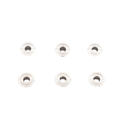 Lonex 6 mm Doppelrillen-Edelstahlbuchse (6 Stück)