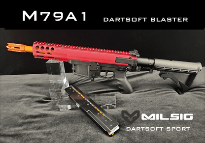 Milsig M79A1 100 mm Schaumstoff-Dartblaster – Rot