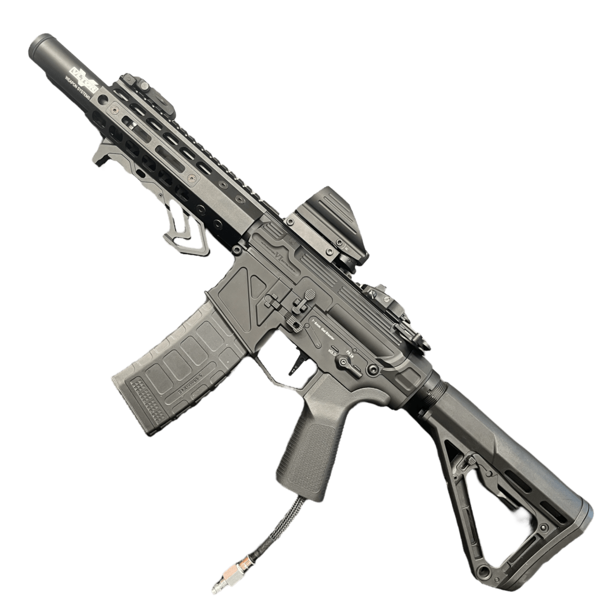 „Raven“ Custom HPA F2 Gel Blaster