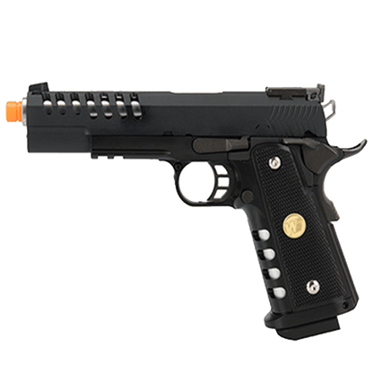 „Skeletor“ We Tech Full Metal Hyper Speed Hi-Capa Gas Blowback Gel Blaster Pistole – Schwarz