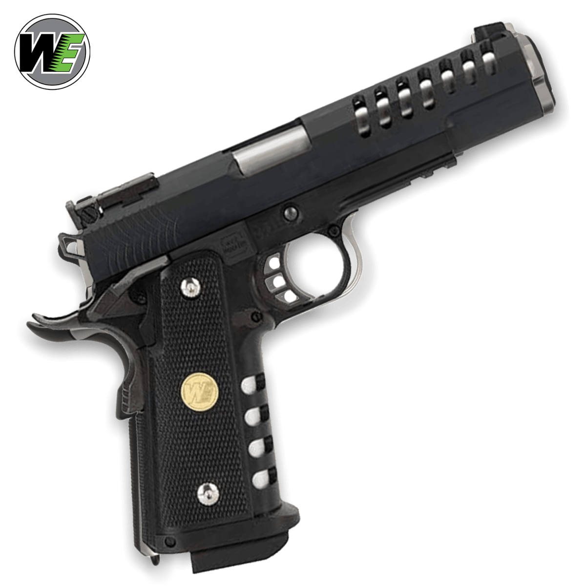 „Skeletor“ We Tech Full Metal Hyper Speed Hi-Capa Gas Blowback Gel Blaster Pistole – Schwarz