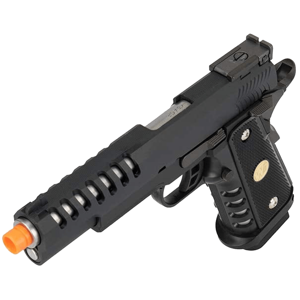 „Skeletor“ We Tech Full Metal Hyper Speed Hi-Capa Gas Blowback Gel Blaster Pistole – Schwarz