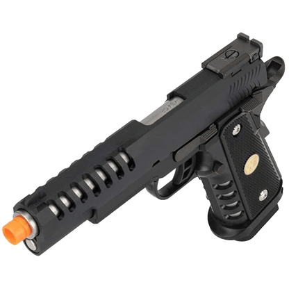 „Skeletor“ We Tech Full Metal Hyper Speed Hi-Capa Gas Blowback Gel Blaster Pistole – Schwarz