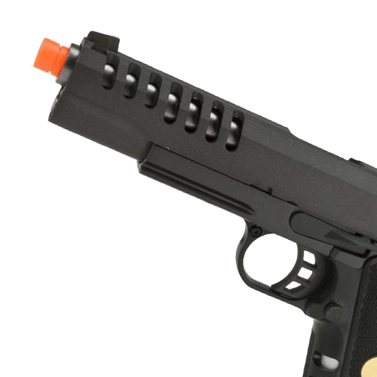 „Skeletor“ We Tech Full Metal Hyper Speed Hi-Capa Gas Blowback Gel Blaster Pistole – Schwarz