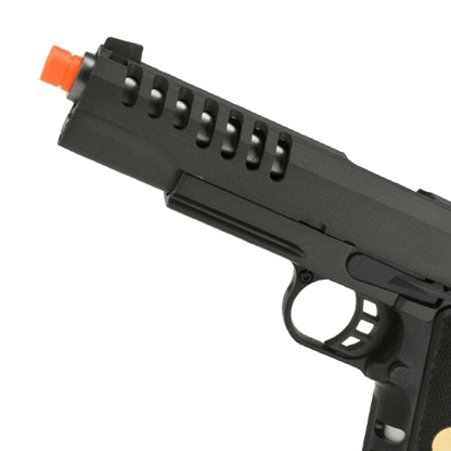 „Skeletor“ We Tech Full Metal Hyper Speed Hi-Capa Gas Blowback Gel Blaster Pistole – Schwarz