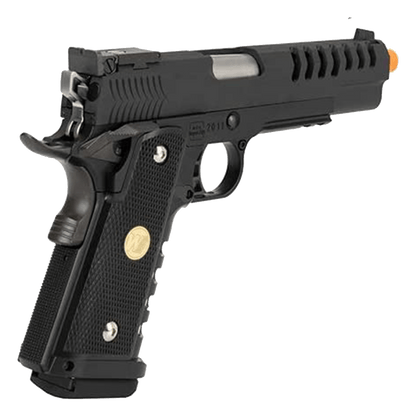 „Skeletor“ We Tech Full Metal Hyper Speed Hi-Capa Gas Blowback Gel Blaster Pistole – Schwarz