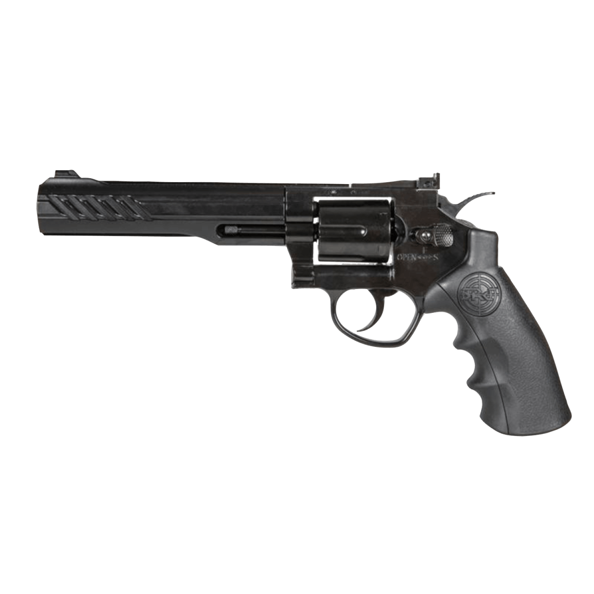 SRC Titan 6' Revolver Gelsoft Blaster – Schwarz