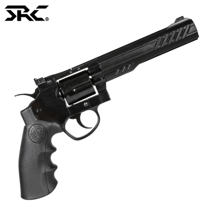SRC Titan 6' Revolver Gelsoft Blaster – Schwarz
