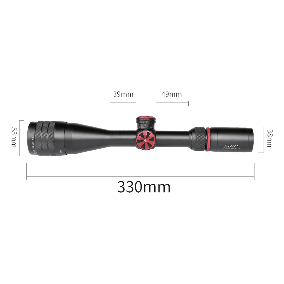 T-Eagle SR3-9X40 AOIR Kompaktzielfernrohr