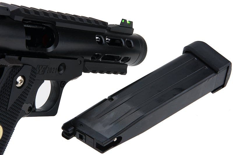 WE Galaxy Hi-Capa 5.1 Typ A GBB-Pistole – schwarzer Slide-K-Rahmen