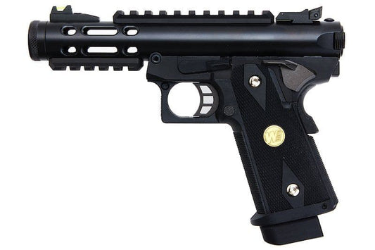 WE Galaxy Hi-Capa 5.1 Typ A GBB-Pistole – schwarzer Slide-K-Rahmen