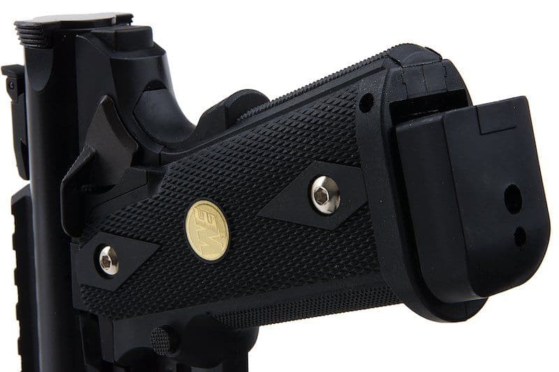 WE Galaxy Hi-Capa 5.1 Typ A GBB-Pistole – schwarzer Slide-K-Rahmen