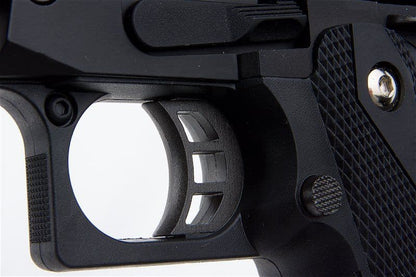 WE Galaxy Hi-Capa 5.1 Typ A GBB-Pistole – schwarzer Slide-K-Rahmen